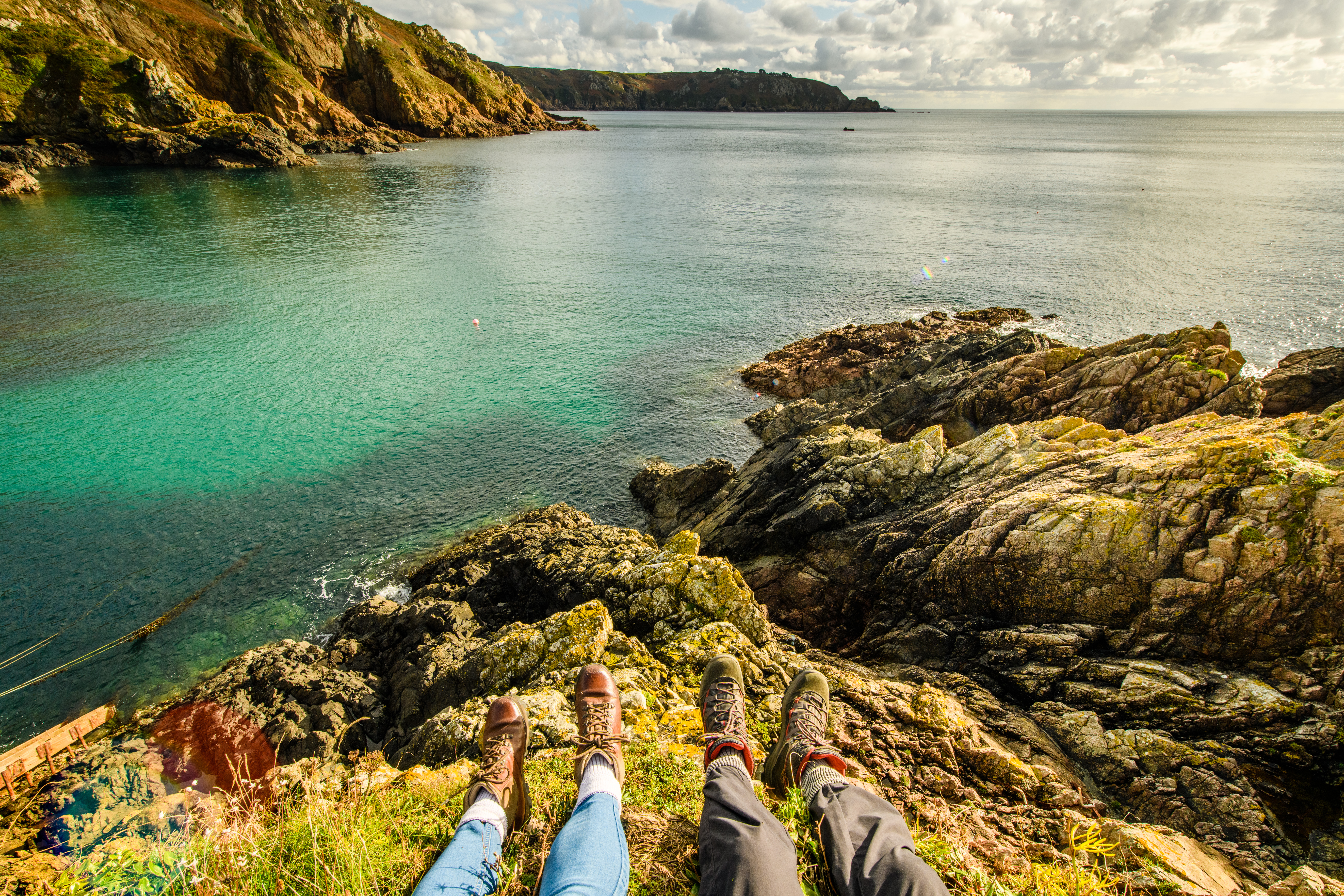 Guernsey cliff seaside walks